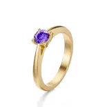 Złoty pierścionek z tanzanitem AJPZ_009 Złoty pierścionek z tanzanitem AJPZ_009